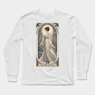 High Princess Leia Tarot Card Star Wars Long Sleeve T-Shirt